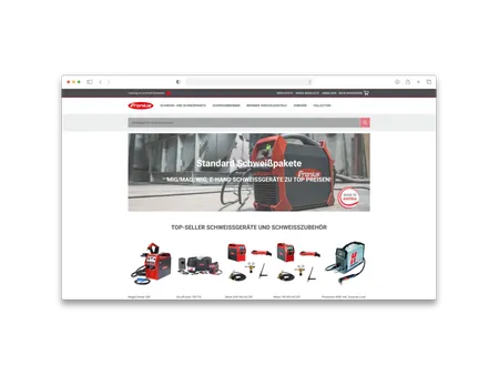 Fronius Welding – E-Commerce Strategie - Project Preview