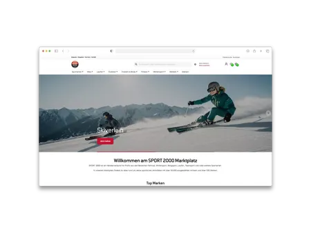 SPORT 2000 Marketplace - Project Preview