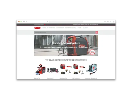 Fronius Welding – E-Commerce Strategie - Project Preview